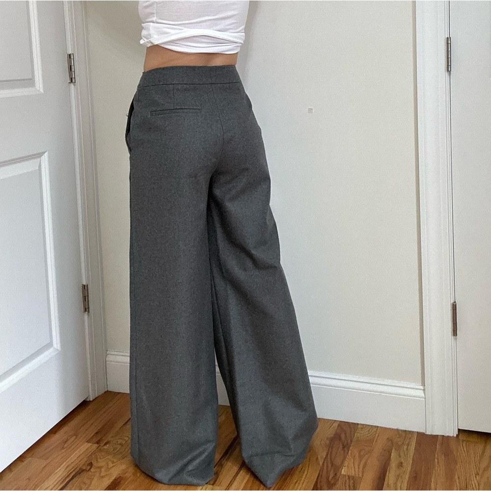 Zara Gray Wide Leg Pants - Picture 13 of 15